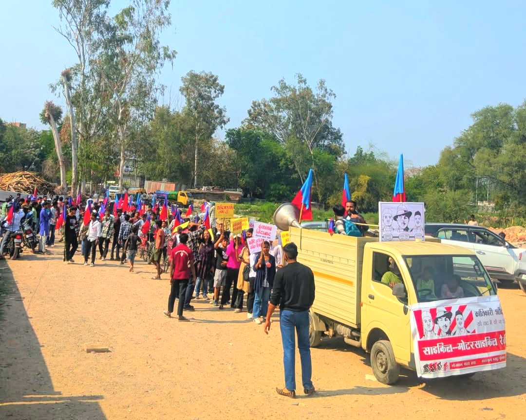 Martyrs remembered by organizing cycle-motorcycle rally